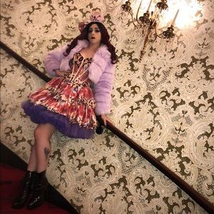 Hannah S Leopard Homecoming/prom dress